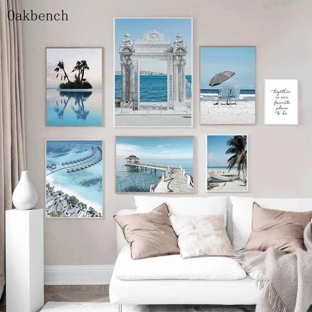 Sea Landscape Wall Art Poster Beach Reef Canvas Painting Palm Tree Wall Prints Nordic Wall Pictures For Living Room Decoration
Sea Landscape Wall Art Poster Beach Reef Canvas Painting Palm Tree Wall Prints Nordic Wall Pictures For Living Room Decoration