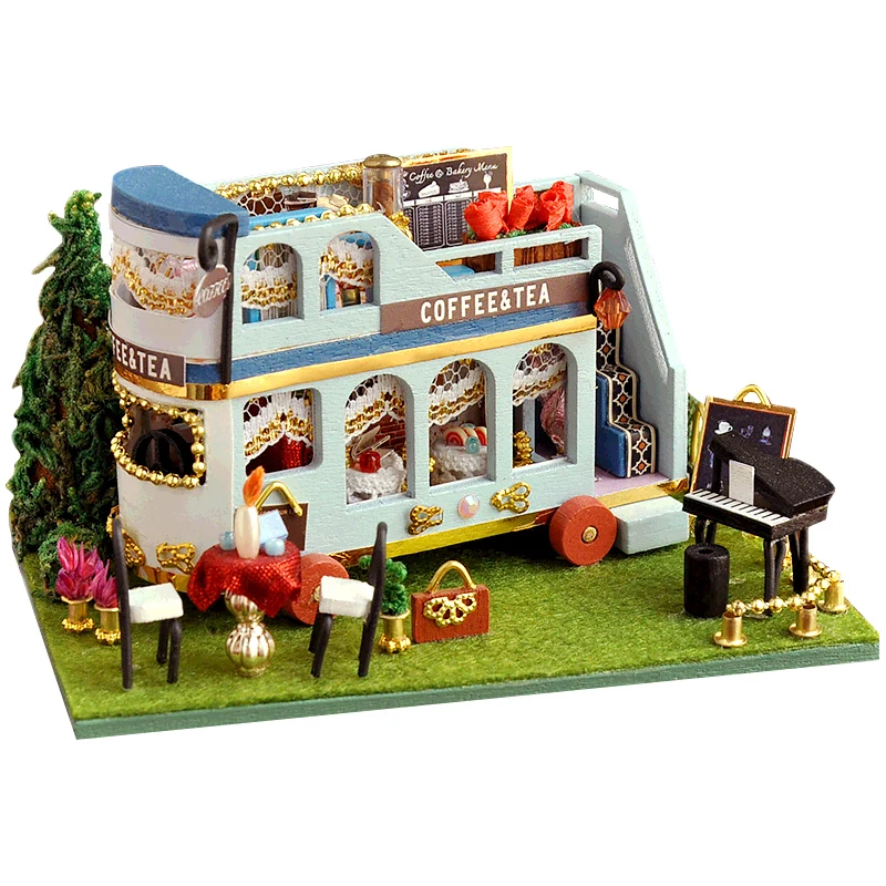 2021 NEW DIY DollHouse Wooden Doll Houses Miniature Dollhouse Furniture Kit Toys for Children New Year Christmas Gift Casa
2021 NEW DIY DollHouse Wooden Doll Houses Miniature Dollhouse Furniture Kit Toys for Children New Year Christmas Gift Casa