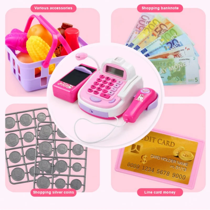 2020 Kids Simulation Cash Register Calculator Cashier with Microphone and Sounds Pretend Play Toys Interesting Toy 2019
2020 Kids Simulation Cash Register Calculator Cashier with Microphone and Sounds Pretend Play Toys Interesting Toy 2019
