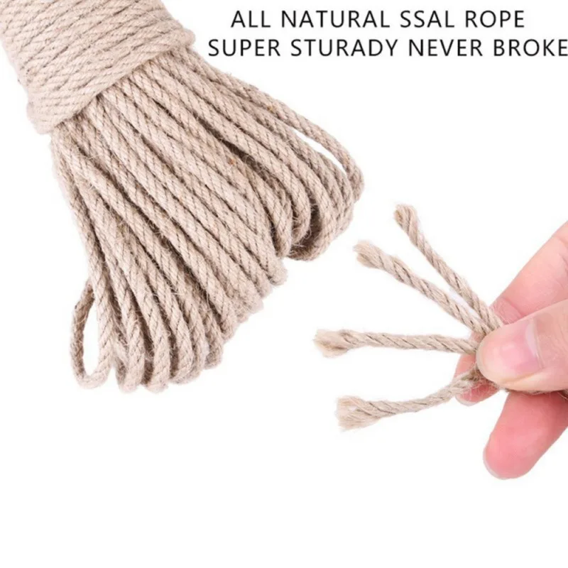 8mm Natural Jute Fabric Rope Twine Rolls Hemp Twisted Cord Macrame String DIY Basket Craft Cat Pet Scratching Handmade Decor
8mm Natural Jute Fabric Rope Twine Rolls Hemp Twisted Cord Macrame String DIY Basket Craft Cat Pet Scratching Handmade Decor