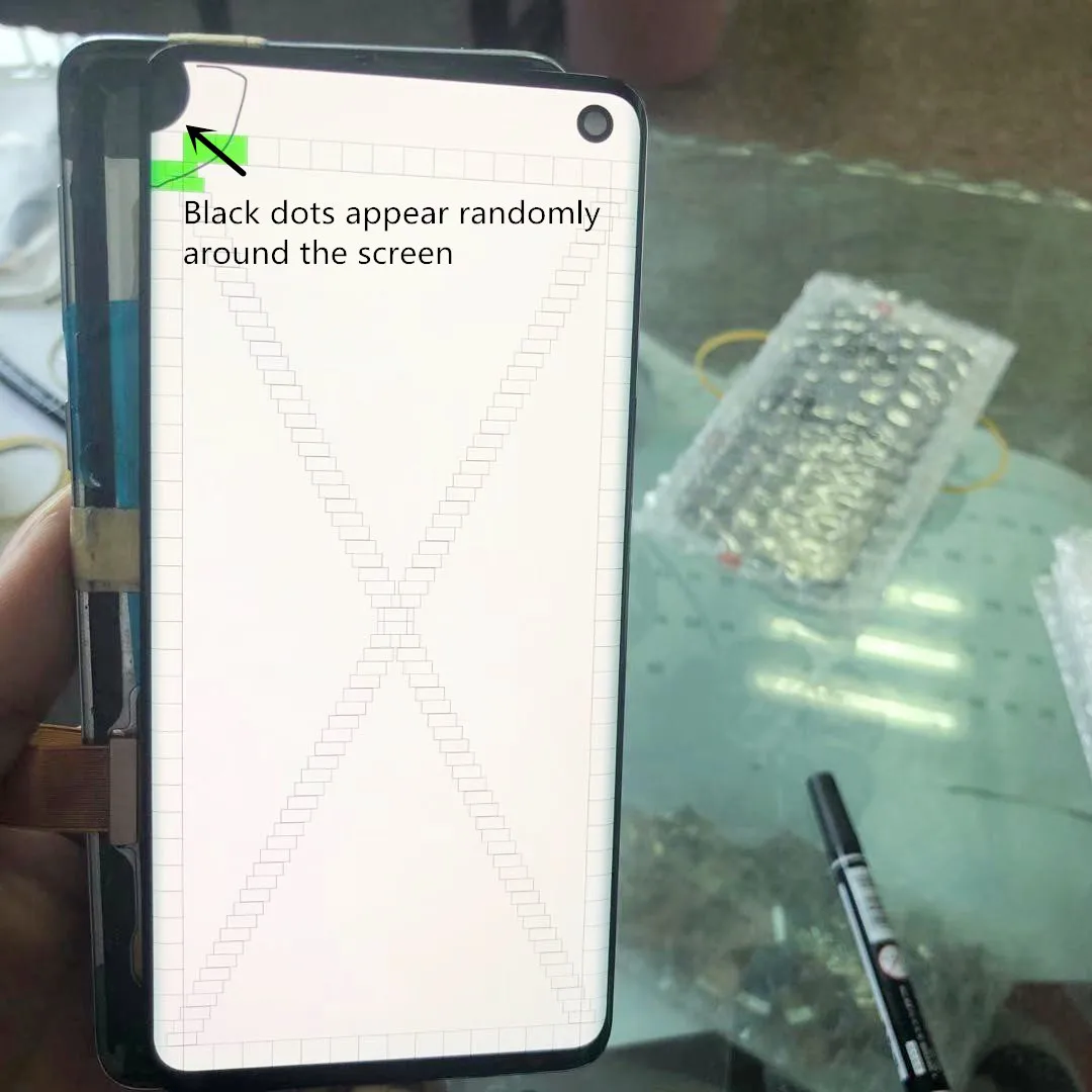 Original S10 LCD For Samsung Galaxy S10 LCD Display Screen AMOLED S10 G973F S10 LCD Replacment with black dot
Original S10 LCD For Samsung Galaxy S10 LCD Display Screen AMOLED S10 G973F S10 LCD Replacment with black dot