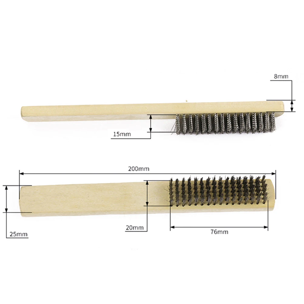 3PCS Stainless Steel Brush Small Wire Brushes For Metal Rust Removal Welding Seam Metal Polishing Rust Cleaning Tool
3PCS Stainless Steel Brush Small Wire Brushes For Metal Rust Removal Welding Seam Metal Polishing Rust Cleaning Tool