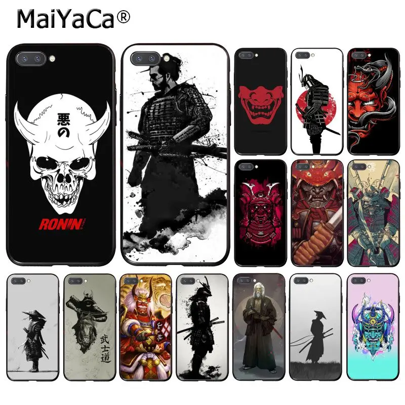 Чехол для телефона MaiYaCa Japanese samurai oni mask Huawei Honor 8X 9 10 20 Lite 7A 8A 5A 7C 10i 9X Pro Play 7C|Бамперы| |