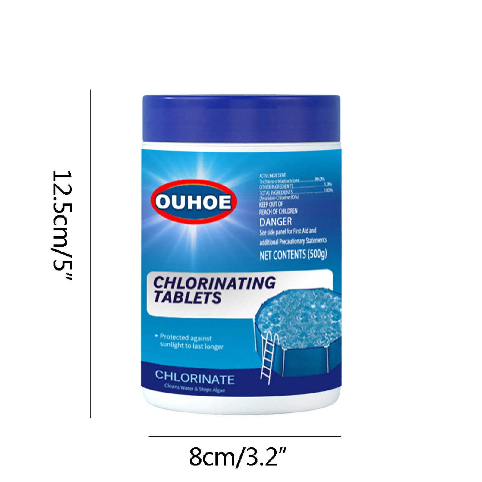 500 Tablets / Set Swimming Pool And Spa Long-Acting Chlorinated Tablets Pool Cleaning Effervescent Tablets
500 Tablets / Set Swimming Pool And Spa Long-Acting Chlorinated Tablets Pool Cleaning Effervescent Tablets