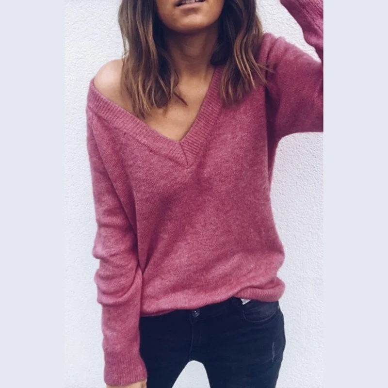 ZOGAA Women Sweater Long Sleeve Knitted Sweaters Coat Sexy V-Neck Solid Sweaters Women Casual Slim-fit Pullovers Women Clothing
ZOGAA Women Sweater Long Sleeve Knitted Sweaters Coat Sexy V-Neck Solid Sweaters Women Casual Slim-fit Pullovers Women Clothing