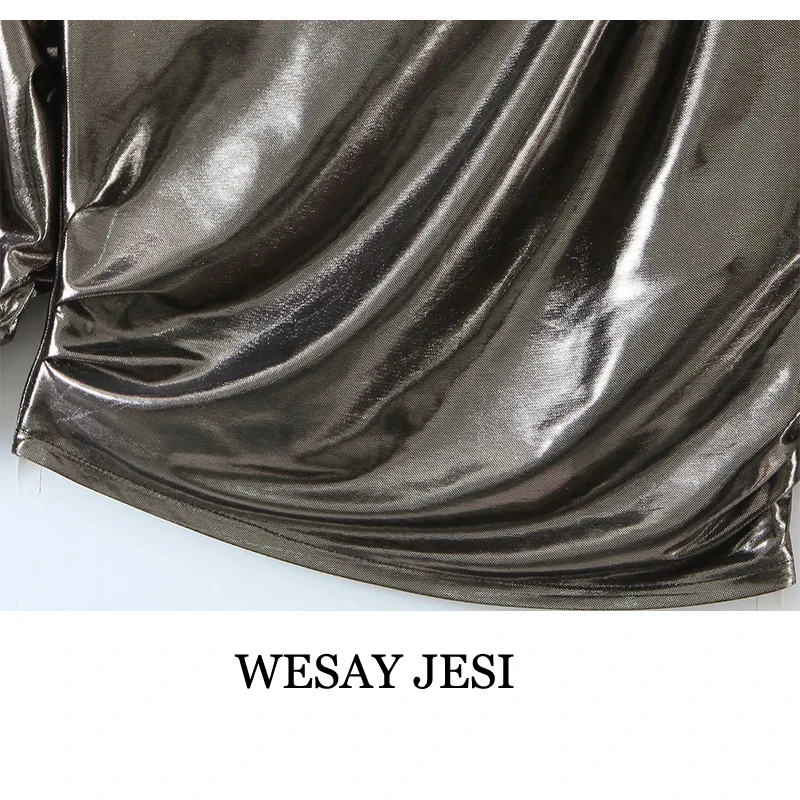 WESAY JESI Women's ZA Blouse 2021 Retro Pleated Off Shoulder Crop Shirt Long Sleeve 2021 Chic Female Sexy Slim Shirt Chic Tops
WESAY JESI Women's ZA Blouse 2021 Retro Pleated Off Shoulder Crop Shirt Long Sleeve 2021 Chic Female Sexy Slim Shirt Chic Tops