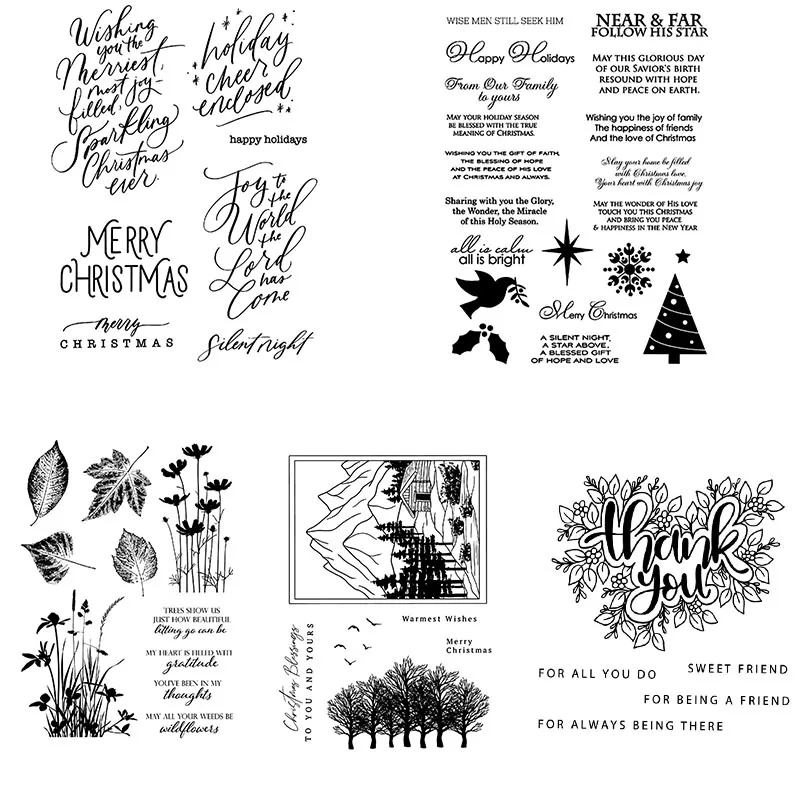 Christmas Tree All Is Bright Transparent Silicone Clear Stamp for Scrapbooking Diy Craft Decoration Soft Stamp Photo Album 2020 
Christmas Tree All Is Bright Transparent Silicone Clear Stamp for Scrapbooking Diy Craft Decoration Soft Stamp Photo Album 2020