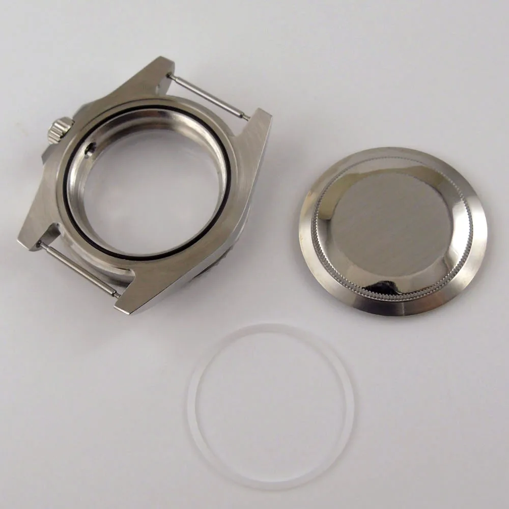 Mental 40mm Watch Case for NH35 NH35A Movement Sapphire Crystal Ceramic Bezel Insert
Mental 40mm Watch Case for NH35 NH35A Movement Sapphire Crystal Ceramic Bezel Insert
