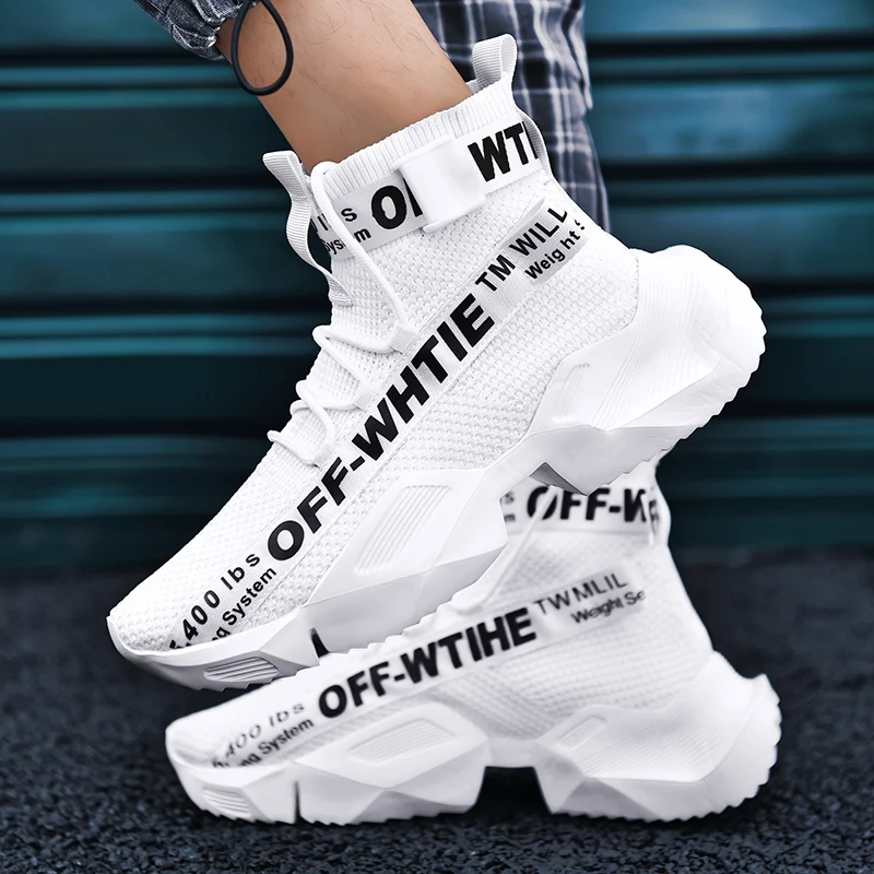 Men's Sports Shoes 2021 New Thick-soled High-top Mesh Breathable Fashion Casual Shoes Outdoor Comfortable Fitness Running Shoes
Men's Sports Shoes 2021 New Thick-soled High-top Mesh Breathable Fashion Casual Shoes Outdoor Comfortable Fitness Running Shoes