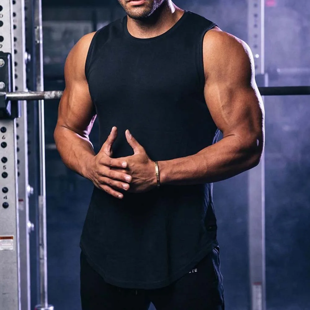 New Arrival Mens Basic Tank Tops Sleeveless T-Shirt Vest Sports Fitness Running Training Mens Clothes Trend Casual Top Tees 2021
New Arrival Mens Basic Tank Tops Sleeveless T-Shirt Vest Sports Fitness Running Training Mens Clothes Trend Casual Top Tees 2021