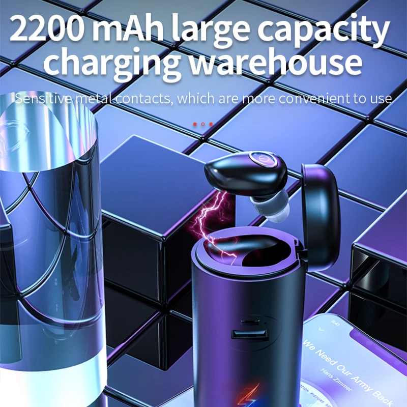 Mini Single Headset Wireless Earbuds Bluetooth Earphones Handsfree with Mic Stereo Sport Bluetooth-compatible for All Smart
Mini Single Headset Wireless Earbuds Bluetooth Earphones Handsfree with Mic Stereo Sport Bluetooth-compatible for All Smart