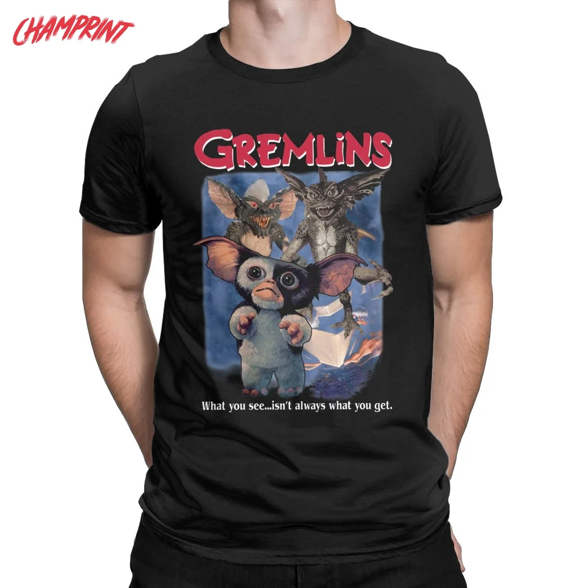 Men's What You See Mogwai Gremlins T Shirt Gizmo 80s Movie 100% Cotton Clothing Short Sleeve Tee Shirt Party T-Shirts
Men's What You See Mogwai Gremlins T Shirt Gizmo 80s Movie 100% Cotton Clothing Short Sleeve Tee Shirt Party T-Shirts