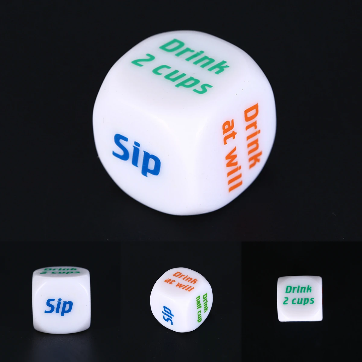 1Pc 20mm Drinking Wine Mora English Dice Gambling Game Toys Party Bar Adult Game Toys Lovers Bar Party Pub Drink Fun Toys
1Pc 20mm Drinking Wine Mora English Dice Gambling Game Toys Party Bar Adult Game Toys Lovers Bar Party Pub Drink Fun Toys