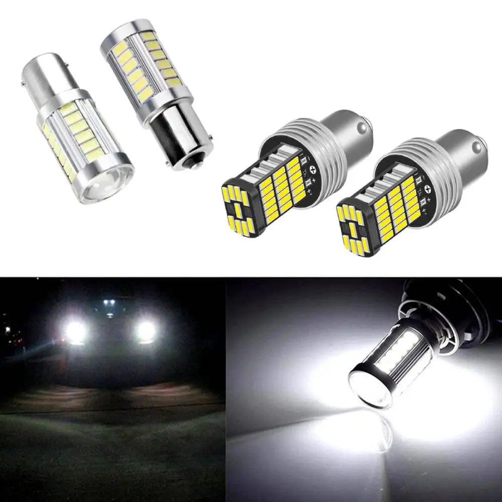 2pcs Car LED Bulbs BA15S P21W 1156 Car Brake Lights Reversing Lamp White 33-SMD 5630 12V High Power Signal Light Reverse Lamp
2pcs Car LED Bulbs BA15S P21W 1156 Car Brake Lights Reversing Lamp White 33-SMD 5630 12V High Power Signal Light Reverse Lamp