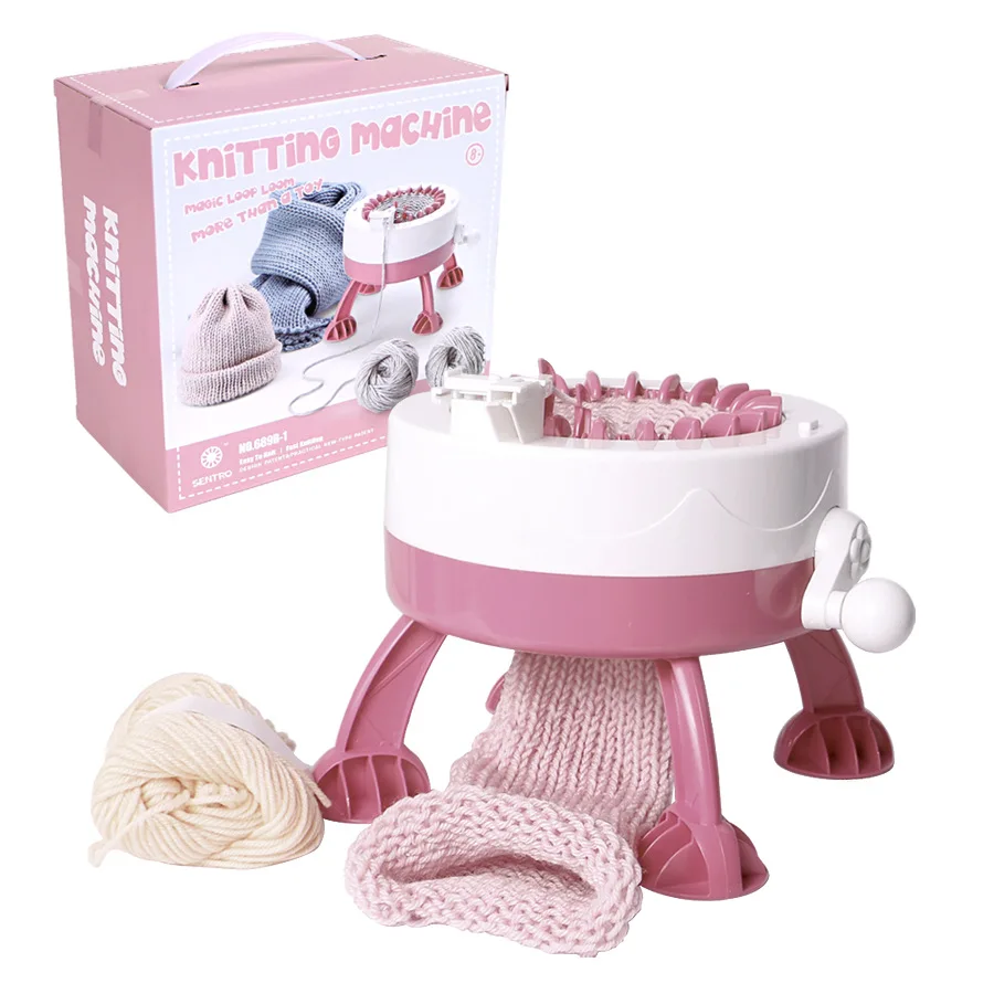 22 Needle DIY Hand Knitting Machine Children's Toy Tool Accessories Sewing Machine Hand Knitted Gloves Socks Scarf Pumpkin
22 Needle DIY Hand Knitting Machine Children's Toy Tool Accessories Sewing Machine Hand Knitted Gloves Socks Scarf Pumpkin