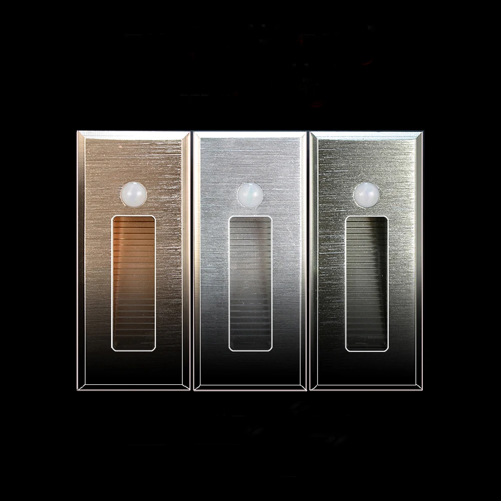 Recessed Night Light LED Stair Lighting PIR Motion Detector + Light Sensor Indoor Wall Lamp Step Lamp For Deck/Corner/Hallway 
Recessed Night Light LED Stair Lighting PIR Motion Detector + Light Sensor Indoor Wall Lamp Step Lamp For Deck/Corner/Hallway