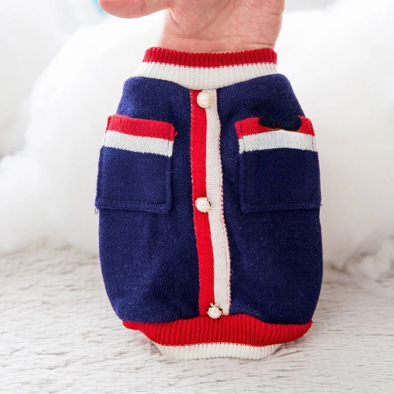 The New JK College Style Autumn Pet Sweater Teddy Hiromi Bichon Small Dog Autumn and Winter Clothes Dog Clothes Knitting Puppy
The New JK College Style Autumn Pet Sweater Teddy Hiromi Bichon Small Dog Autumn and Winter Clothes Dog Clothes Knitting Puppy