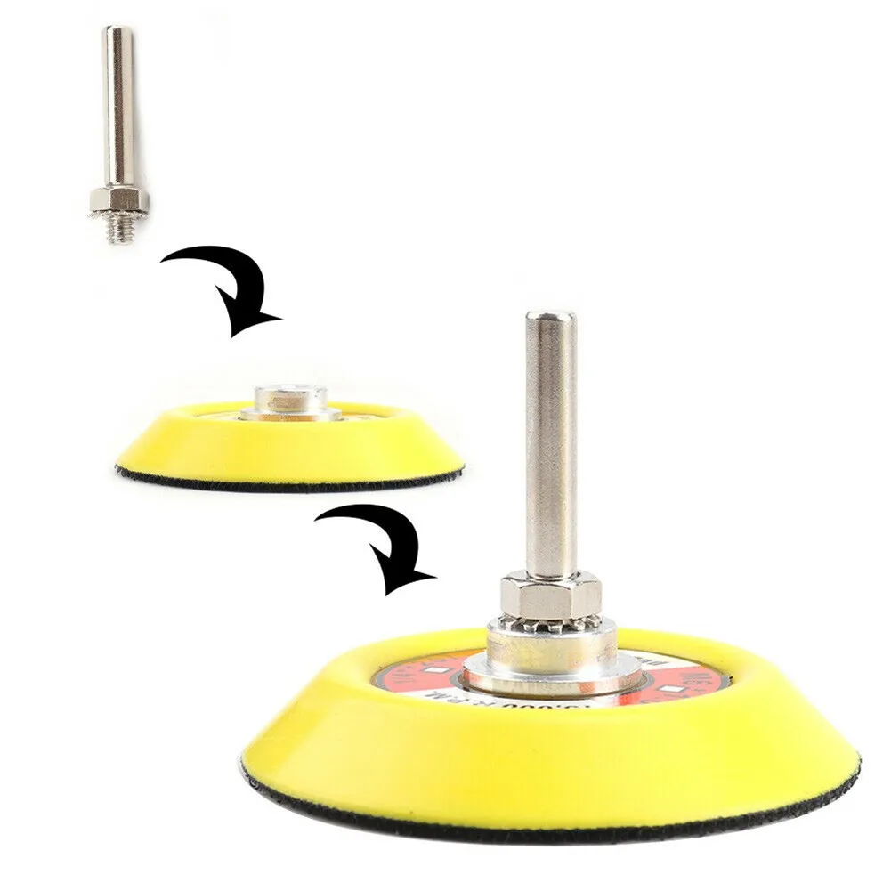Drill Shank Backing Pad 4Pcs 2inch50mm 3inch75mm Hook And Loop Sanding Pad With Soft Foam Layer Buffering Pad Tools Parts
Drill Shank Backing Pad 4Pcs 2inch50mm 3inch75mm Hook And Loop Sanding Pad With Soft Foam Layer Buffering Pad Tools Parts