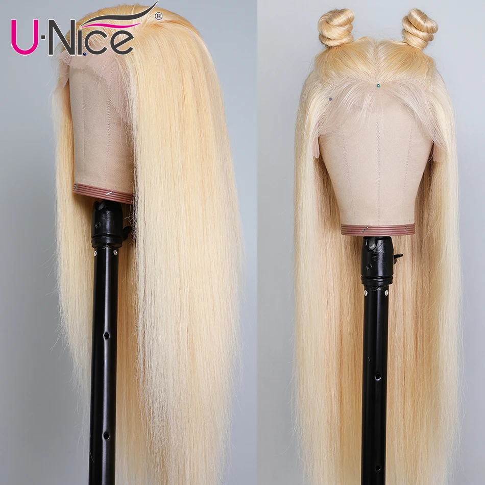 Волосы UNICE 360 прозрачный Синтетические волосы на кружеве парики бразильские