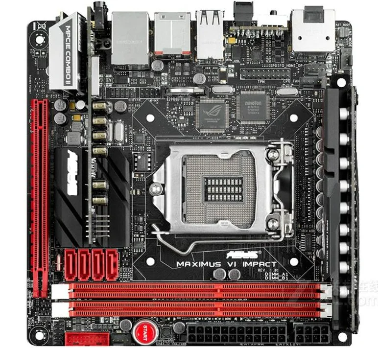 Настольная материнская плата Maximus VI Impact Socket LGA 1150 i7 i5 i3 DDR3 SATA3 USB3.0 | Компьютеры и