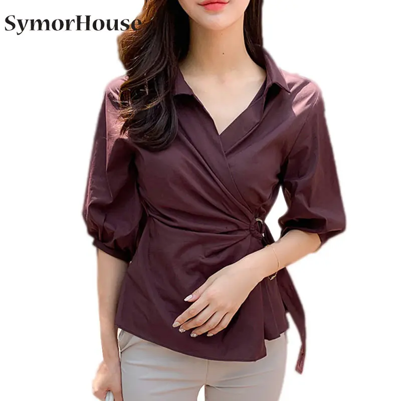 Lantern Sleeve Blouse Shirt Women Fashion Korean Style Spring Summer V-neck white Shirt Elegant Ladies Tops Female Clothing
Lantern Sleeve Blouse Shirt Women Fashion Korean Style Spring Summer V-neck white Shirt Elegant Ladies Tops Female Clothing