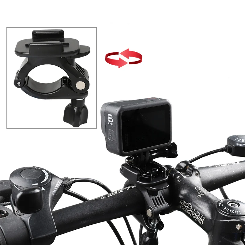 

Bicycle Handlebar Mount Bike Seatpost Pole Adapter for GoPro Hero 9 8 7 6 5/DJI OSMO Action/Insta360 ONE R Sport Camera Accessoy