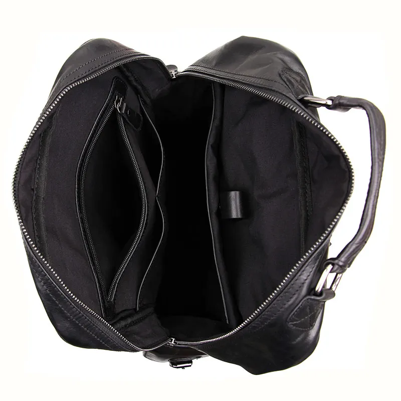 Genuine Leather Unisex Laptop Backpack Black Preppy Style School Backpacks Satchel Bag For Pad 7355A
Genuine Leather Unisex Laptop Backpack Black Preppy Style School Backpacks Satchel Bag For Pad 7355A