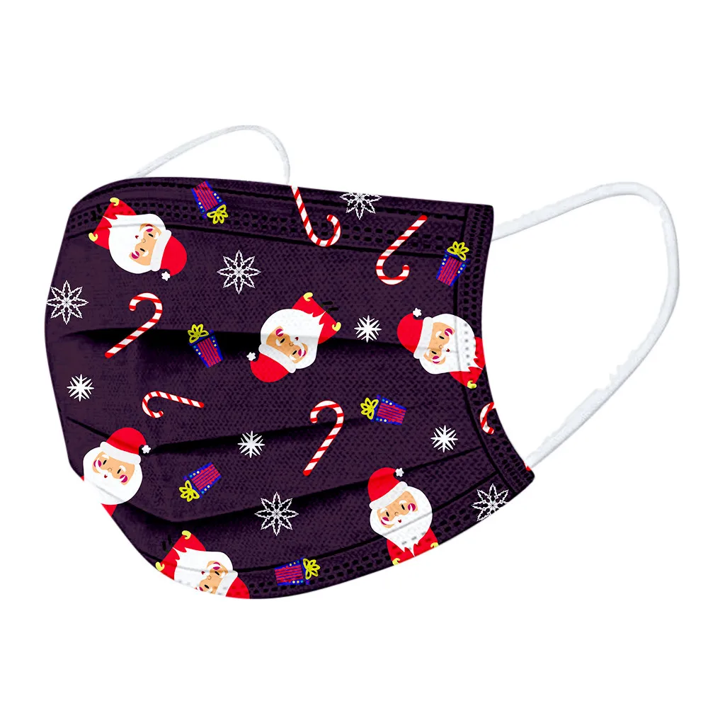 50PC Children's Christmas Printed Mask Disposable Protective Face Masks Fabric Adult Mouth Mascarillas Breathing Masque
50PC Children's Christmas Printed Mask Disposable Protective Face Masks Fabric Adult Mouth Mascarillas Breathing Masque