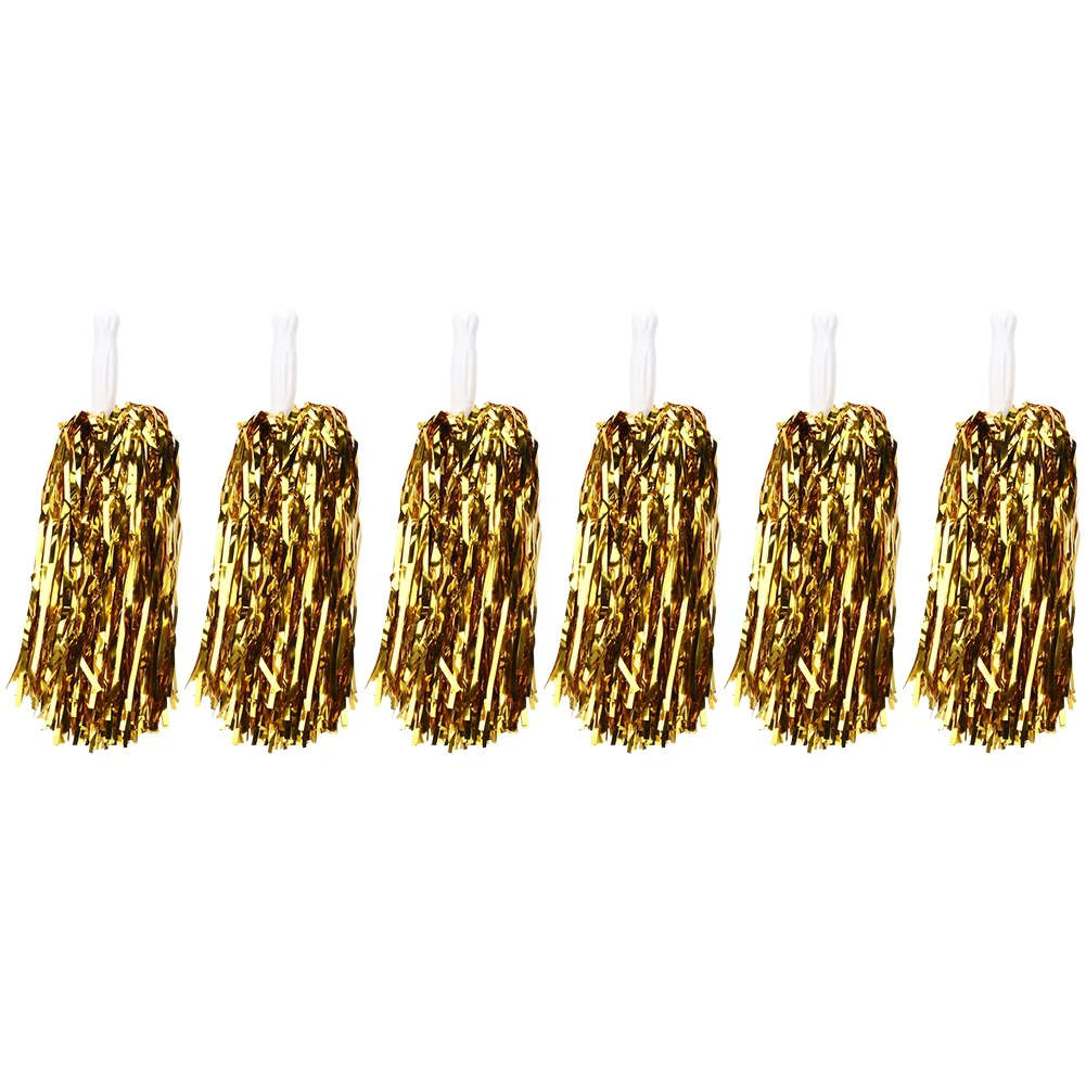6PCS Cheerleading Poms Flower Ball for Sport Competition Football Basketball Match(Gold ) cheerleading cheerleading
6PCS Cheerleading Poms Flower Ball for Sport Competition Football Basketball Match(Gold ) cheerleading cheerleading