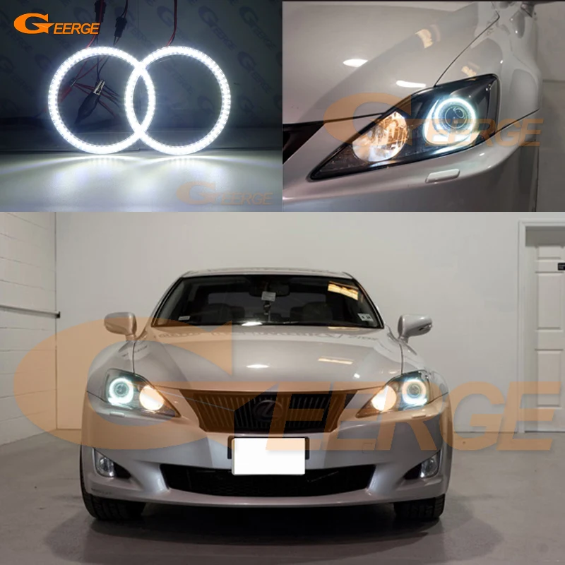 Для Lexus IS II IS220 IS250 IS300 IS350 F 2005 2010 ультра яркий SMD светодиодный ангельские глазки