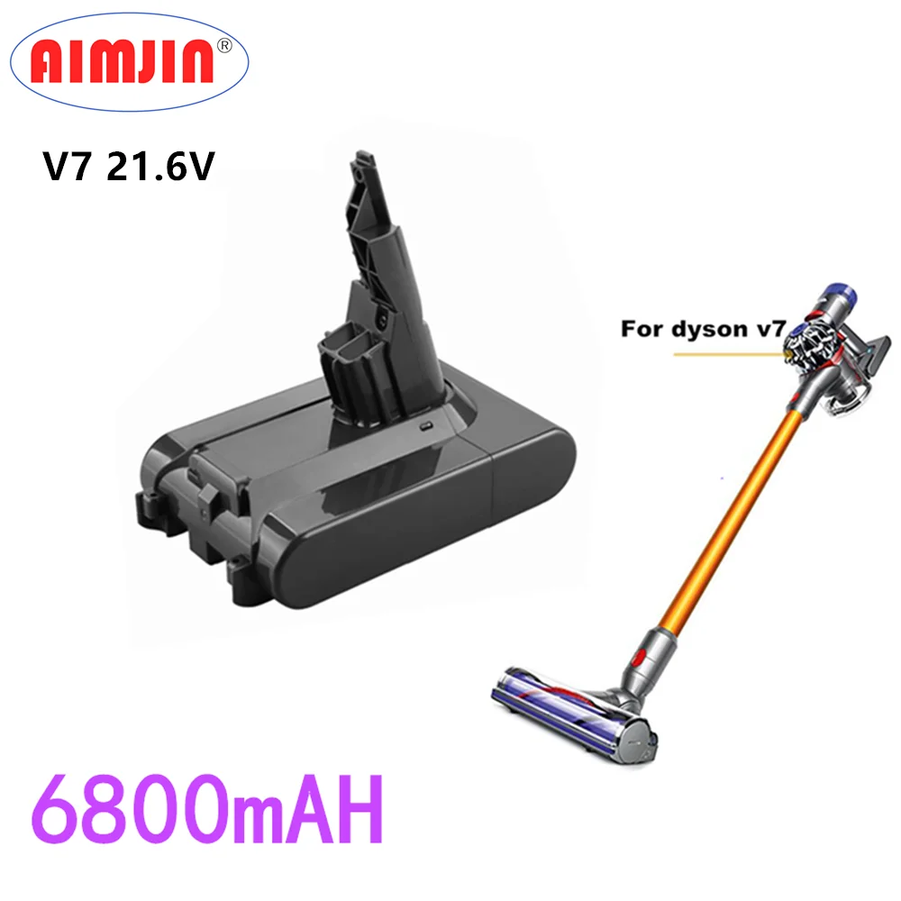 2021 Original 21.6V 6800mAh Li-ion V7 Batteries for Dyson V7 Vacuum Cleaner Replacement Power Tools Battery
2021 Original 21.6V 6800mAh Li-ion V7 Batteries for Dyson V7 Vacuum Cleaner Replacement Power Tools Battery