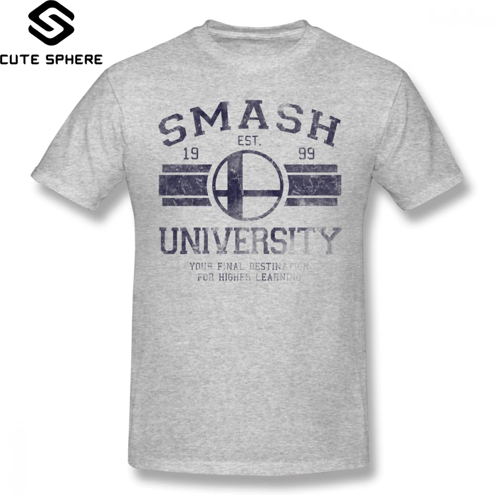 Super Smash Bros T Shirt University Summer Plus size Tee Funny Cotton Man Graphic Short Sleeves Tshirt| |