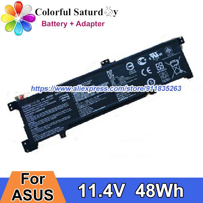 Аккумулятор B31N1424 для ноутбуков ASUS, 11,4 в, 48 Вт/ч, K401LB, K401LB5010, K401LB5200, K401LB5500, K401U, K401UB, 4210 мАч
Аккумулятор B31N1424 для ноутбуков ASUS, 11,4 в, 48 Вт/ч, K401LB, K401LB5010, K401LB5200, K401LB5500, K401U, K401UB, 4210 мАч