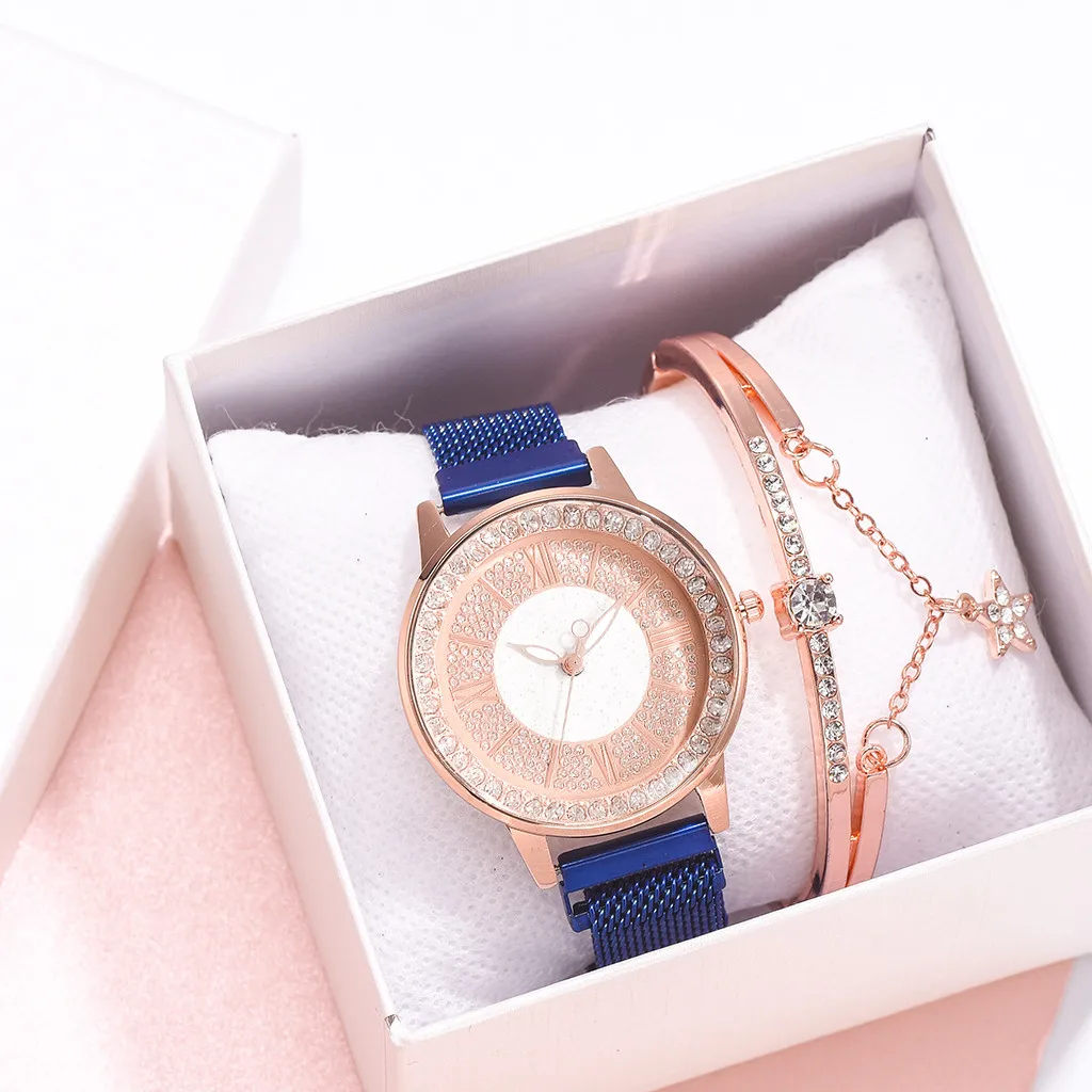 Simple Dial Inlaid Wristwatch Quartz Watch Fashion Small And Delicate European Beauty diamond stainles steel Bracelet Watch Suit
Simple Dial Inlaid Wristwatch Quartz Watch Fashion Small And Delicate European Beauty diamond stainles steel Bracelet Watch Suit
