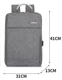 Вместительный мужской рюкзак для ноутбука 15 6 дюйма с USB-интерфейсом уличный