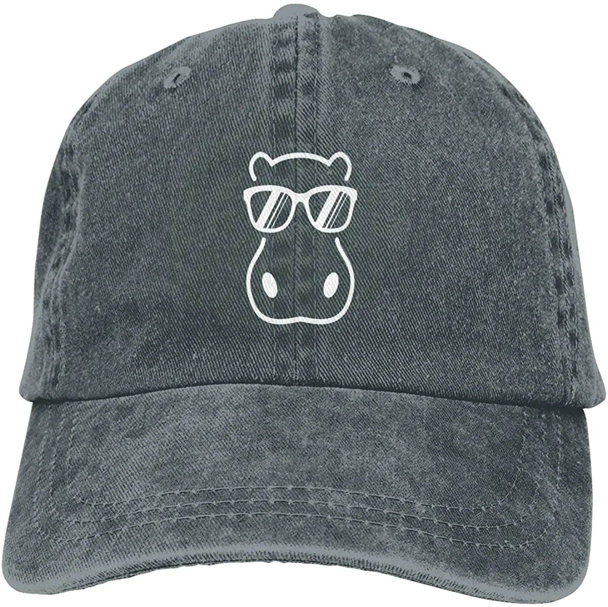 Hippopotamus Wearing Sunglasses Classic Adjustable Denim Cap Baseball Cap Hats for Women & Men
Hippopotamus Wearing Sunglasses Classic Adjustable Denim Cap Baseball Cap Hats for Women & Men