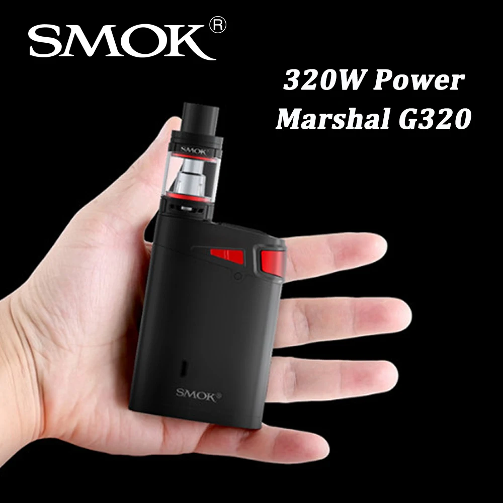Фото SMOK Marshal G320 Огромный мощный бокс мод 320 Вт с 5 мл TFV8 Большой Детский Танк вейп