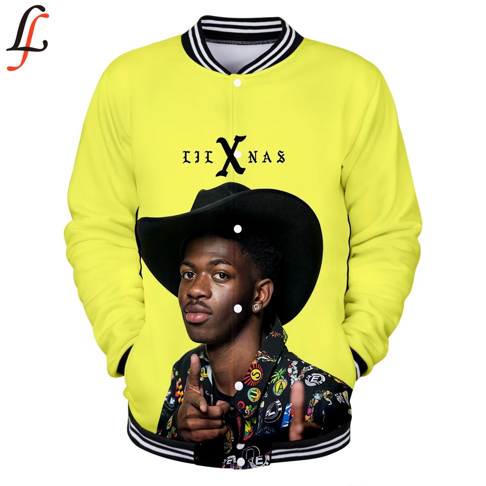 3D 2019 Новинка Lil Nas X harajuku бейсбольная куртка свитшоты для женщин/мужчин зимние