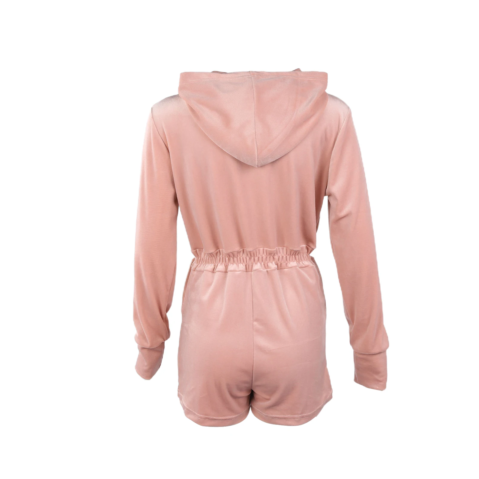 Women's Romper Spring Autumn Solid Color Hooded Long Sleeve V-Neck Loose Jumpsuit Home Gym Zipper Coat Casual High Waist Shorts
Women's Romper Spring Autumn Solid Color Hooded Long Sleeve V-Neck Loose Jumpsuit Home Gym Zipper Coat Casual High Waist Shorts