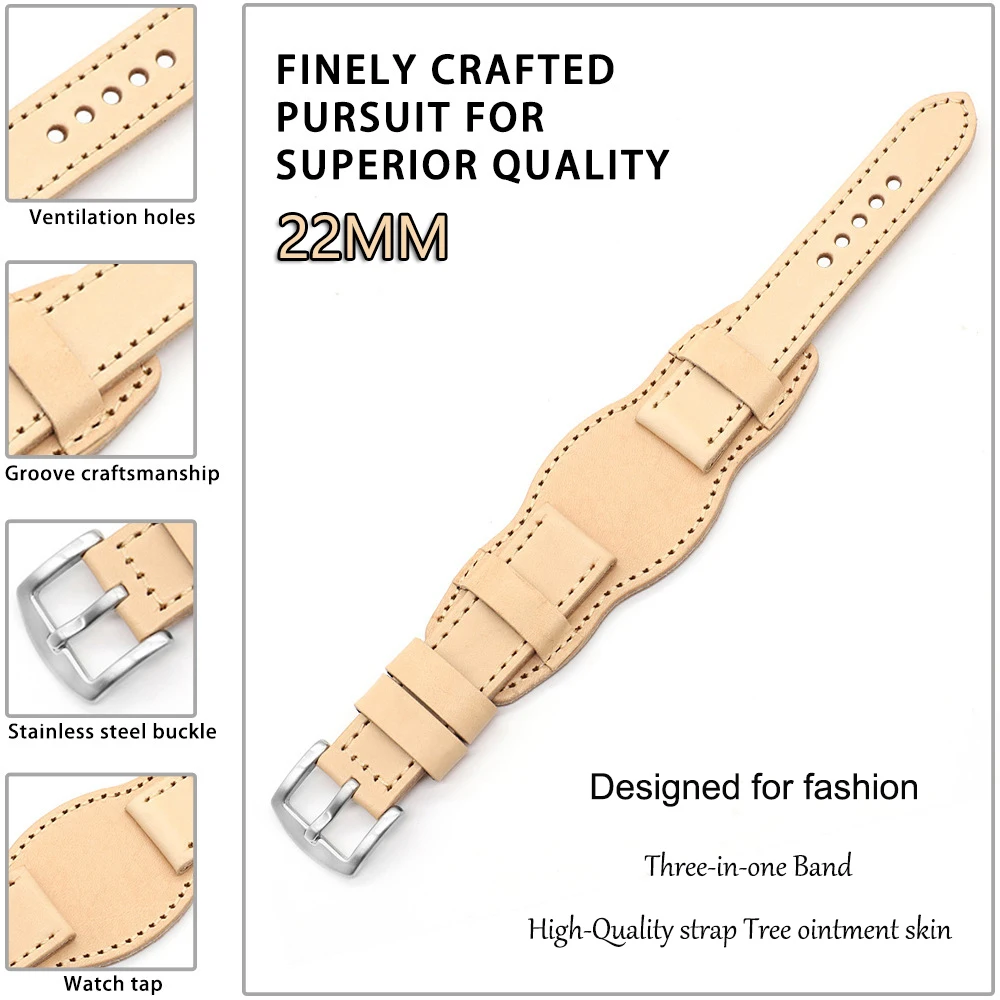 Vegetable tanned original color, Tree ointment skin, 22mm unique design three-in-one band for Samsung watch ,for Xiaomi watch
Vegetable tanned original color, Tree ointment skin, 22mm unique design three-in-one band for Samsung watch ,for Xiaomi watch