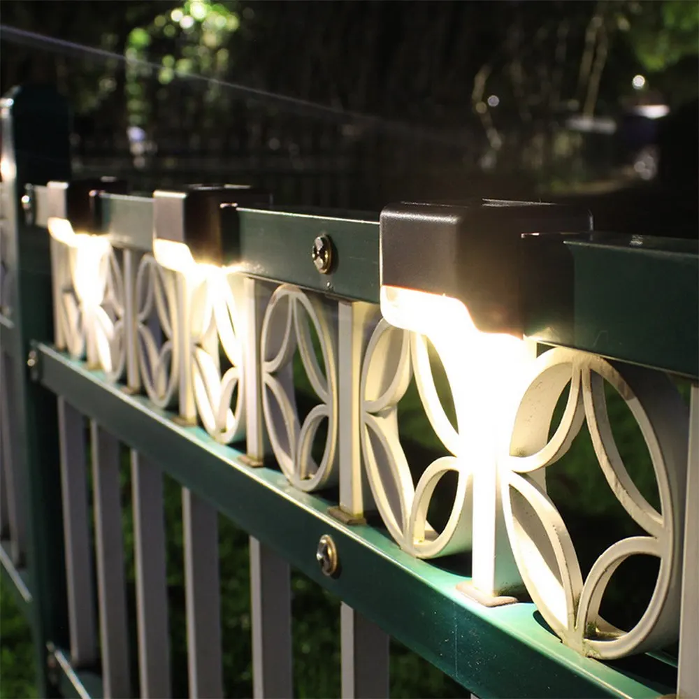 

Solar Deck Lights Outdoor IP65 Waterproof Stairs Fence Led Lamp Wall Path Garden Landscape Step Decoration Light Outdoor Decor