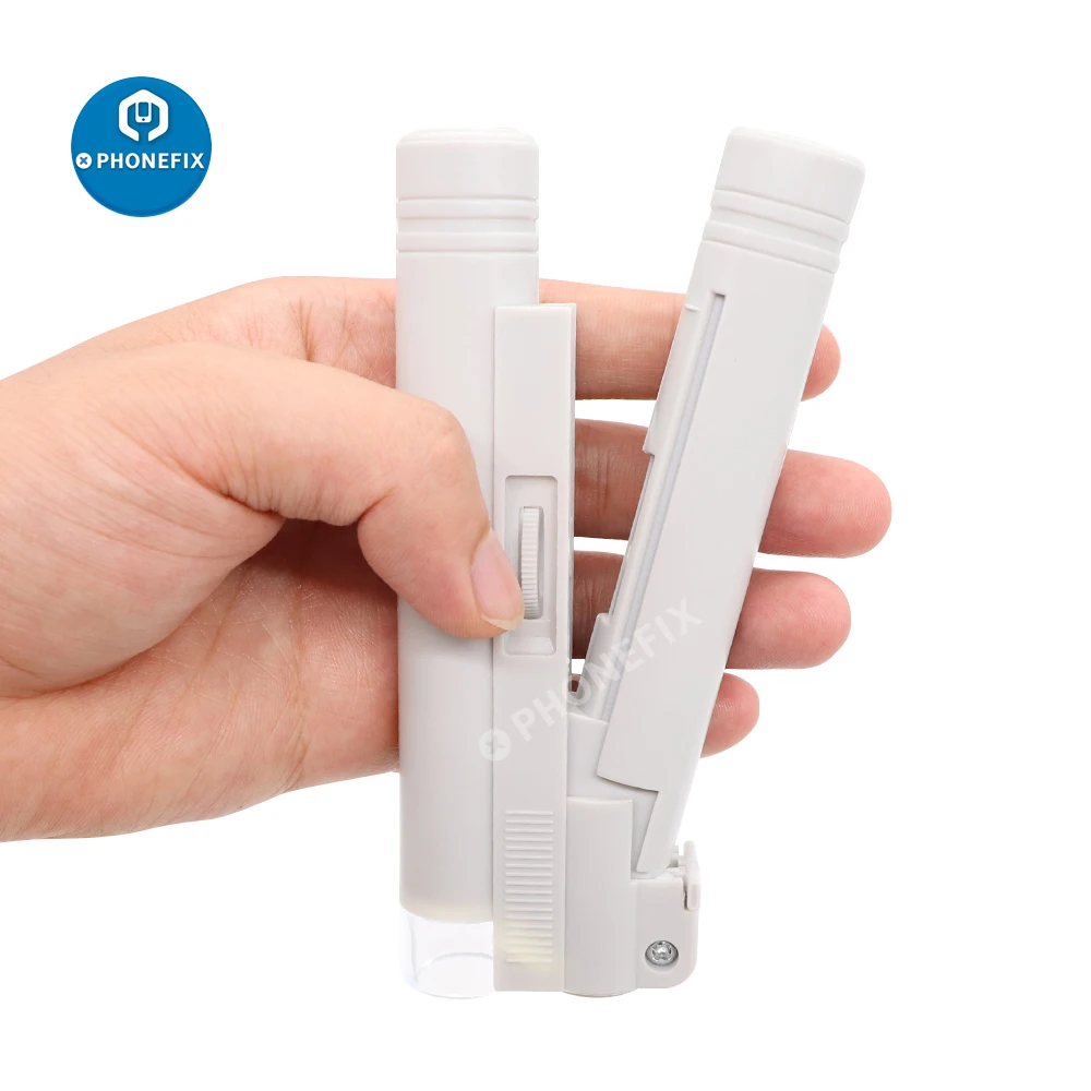 Ручной микроскоп 40X 80X 100X 150X Мини карманный портативный микроскоп со светодиодной лампой Складная лупа для ювелирных изделий увеличительна...
Ручной микроскоп 40X 80X 100X 150X Мини карманный портативный микроскоп со светодиодной лампой Складная лупа для ювелирных изделий увеличительна...