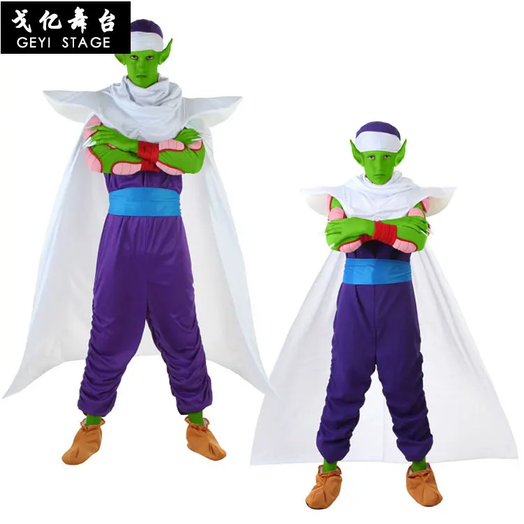 Anime Piccolo Costume with Cape Adult Men Halloween Party Cosplay Piccolo Buck Big Devil Costume Boys Clothings
Anime Piccolo Costume with Cape Adult Men Halloween Party Cosplay Piccolo Buck Big Devil Costume Boys Clothings