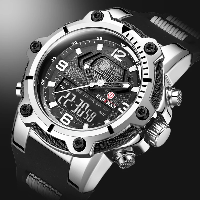 Digital Men Military Watch 50m Waterproof Wristwatch LED Quartz Clock Sport Watch Male Big Watch Men S Shock relogios masculino
Digital Men Military Watch 50m Waterproof Wristwatch LED Quartz Clock Sport Watch Male Big Watch Men S Shock relogios masculino