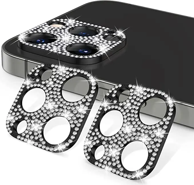Fashion Shockproof Lens Protection Rhinestone Glitter Camera on For iPhone 12 11 13 Pro Max Mini Luxury Diamond Film Cap Cover
Fashion Shockproof Lens Protection Rhinestone Glitter Camera on For iPhone 12 11 13 Pro Max Mini Luxury Diamond Film Cap Cover