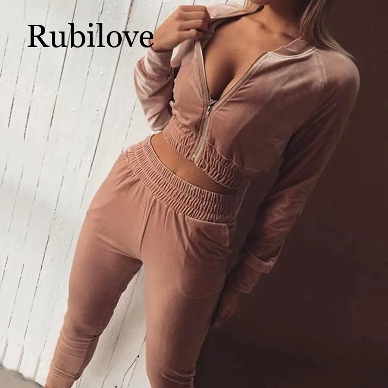 Women Tracksuit Zipper Hoodies Sweatshirt Pants 2 Pieces Set Fashion 2019 Female Cropped Top Pullover And Trousers Suits
Women Tracksuit Zipper Hoodies Sweatshirt Pants 2 Pieces Set Fashion 2019 Female Cropped Top Pullover And Trousers Suits