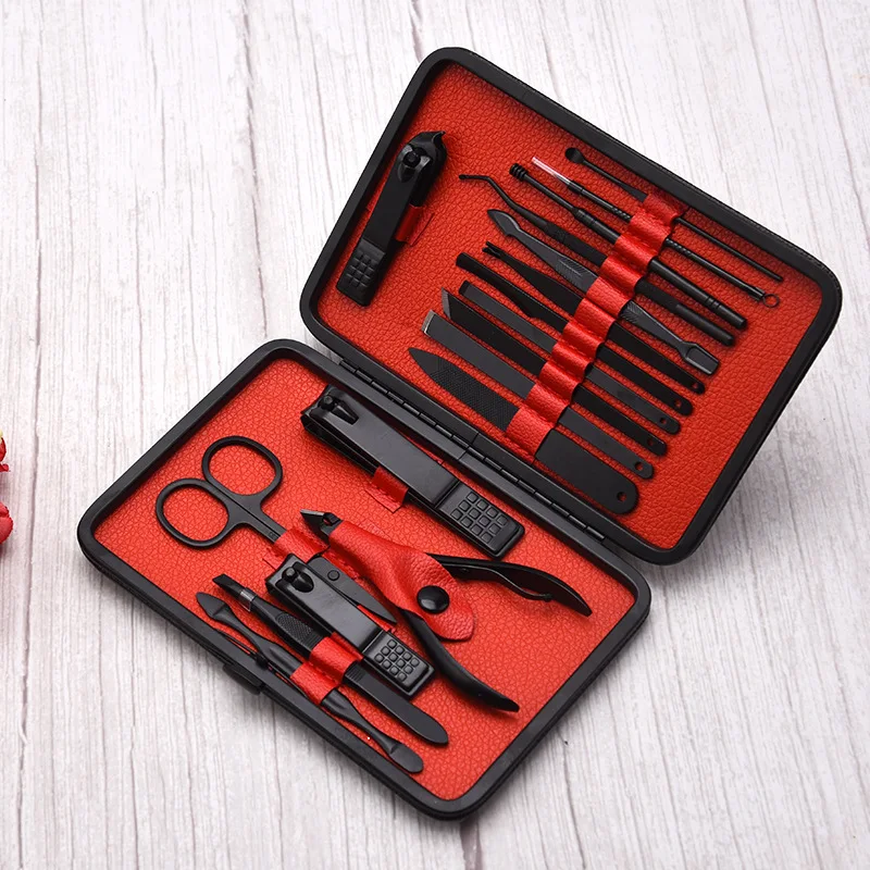 18 Pieces Stainless Steel Manicure Set Nail Clipper Nail Cutter Pedicure Sets Professional Nail Toenail Accessories Tools
18 Pieces Stainless Steel Manicure Set Nail Clipper Nail Cutter Pedicure Sets Professional Nail Toenail Accessories Tools