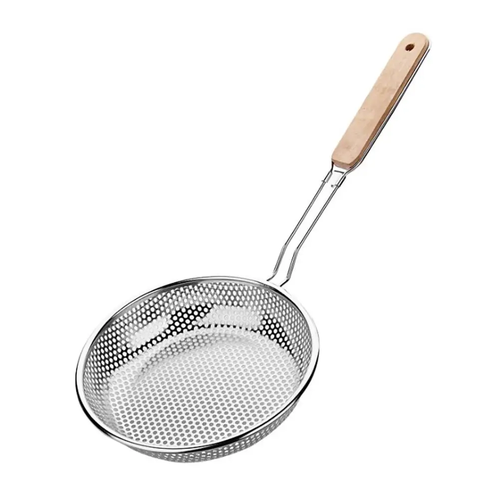 1Pcs Kitchen Strainer Stainless Steel Colander Filter Basket Filter Mesh Wire Filter With Wooden Handle For Kitchen Accessories
1Pcs Kitchen Strainer Stainless Steel Colander Filter Basket Filter Mesh Wire Filter With Wooden Handle For Kitchen Accessories