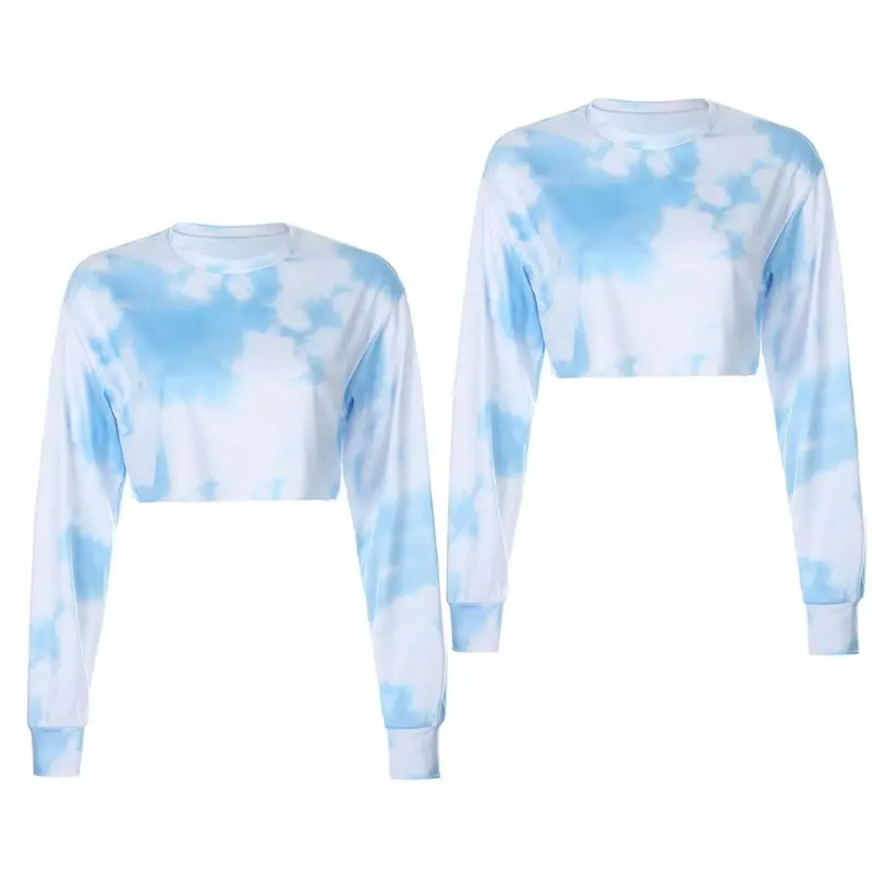 Womens Autumn Long Sleeve Loose Sweatshirt O-Neck Gradient Tie-Dye Printed Pullover Crop Top Harajuku Casual Streetwear
Womens Autumn Long Sleeve Loose Sweatshirt O-Neck Gradient Tie-Dye Printed Pullover Crop Top Harajuku Casual Streetwear