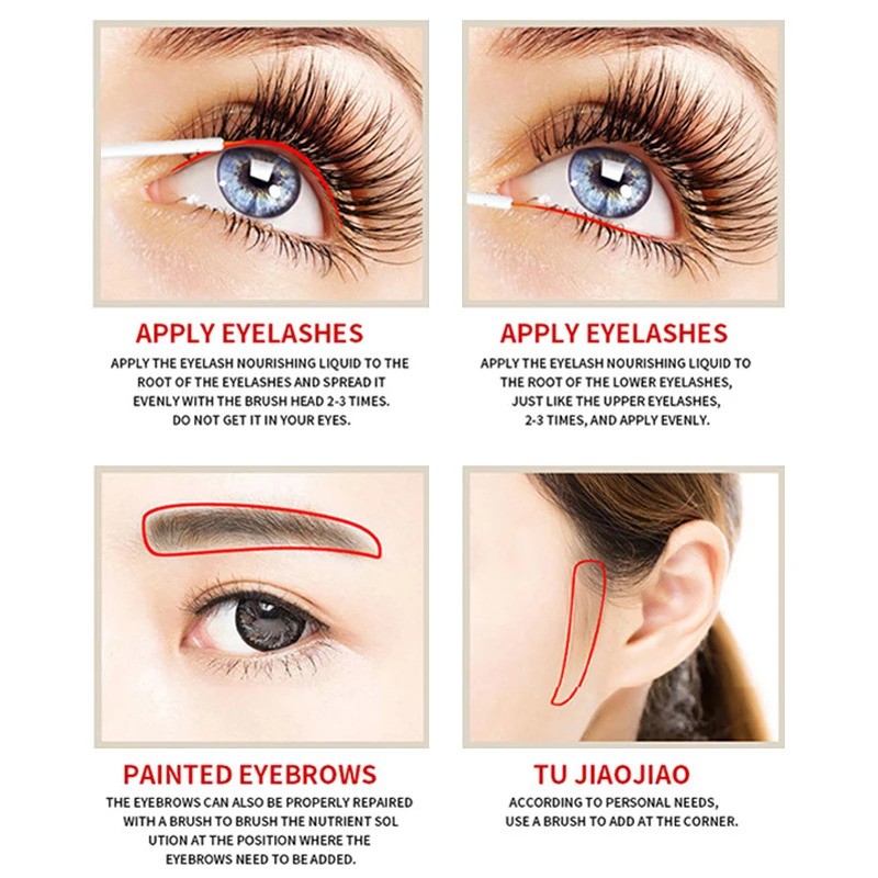 Eyelash Growth Treatment Moisturizing Eyelash Nourishing Essence Serum Enhancer Natural For Eyelashes Lengthening Thicker
Eyelash Growth Treatment Moisturizing Eyelash Nourishing Essence Serum Enhancer Natural For Eyelashes Lengthening Thicker